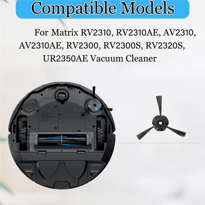 

AEE4-Side Brush For Shark RV2310, RV2310AE, AV2310, AV2310AE, RV2300, RV2300S, RV2320S, UR2350AE Robot Vacuum Cleaner Parts