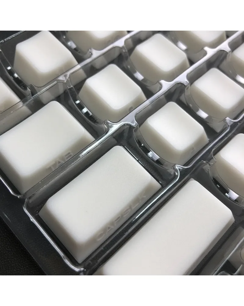 

Keycap 131 keys Original height Keycap magnetic axis Mechanical shaft, White Night Demon wooting