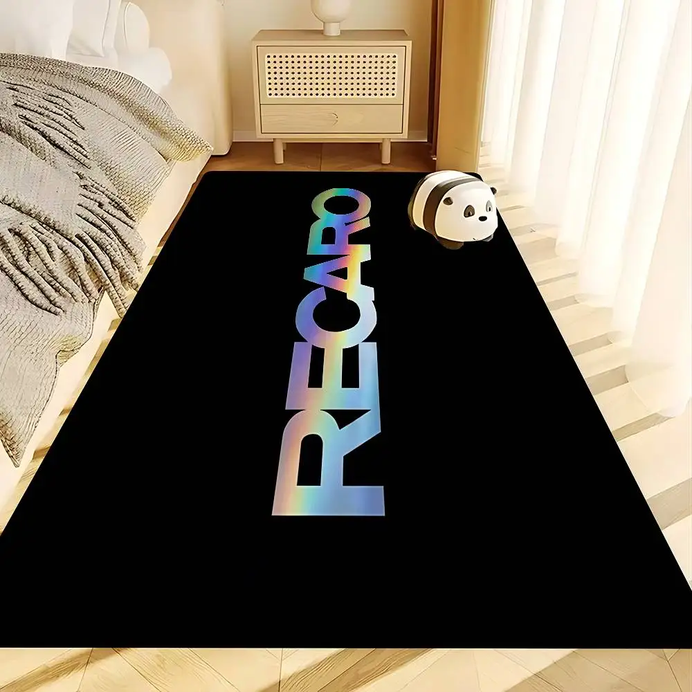 Styles R-Recaro Logo Door Mat Nordic Style Bedroom Living Room Doormat Home Balcony Anti-Slip Alfombra