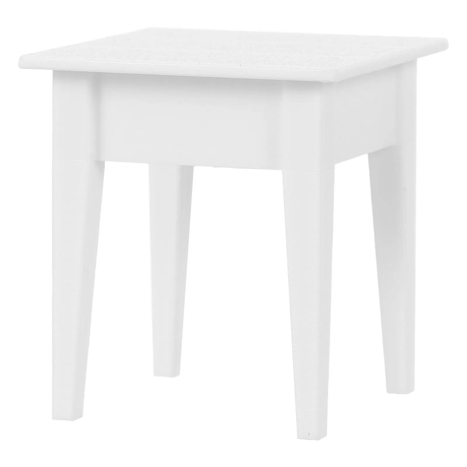 

Миниатюрная прикроватная тумбочка в винтажном стиле, масштаб 1:12, белая, для кукольного домика, аксессуар для спальни, миниатюрные приставные столики