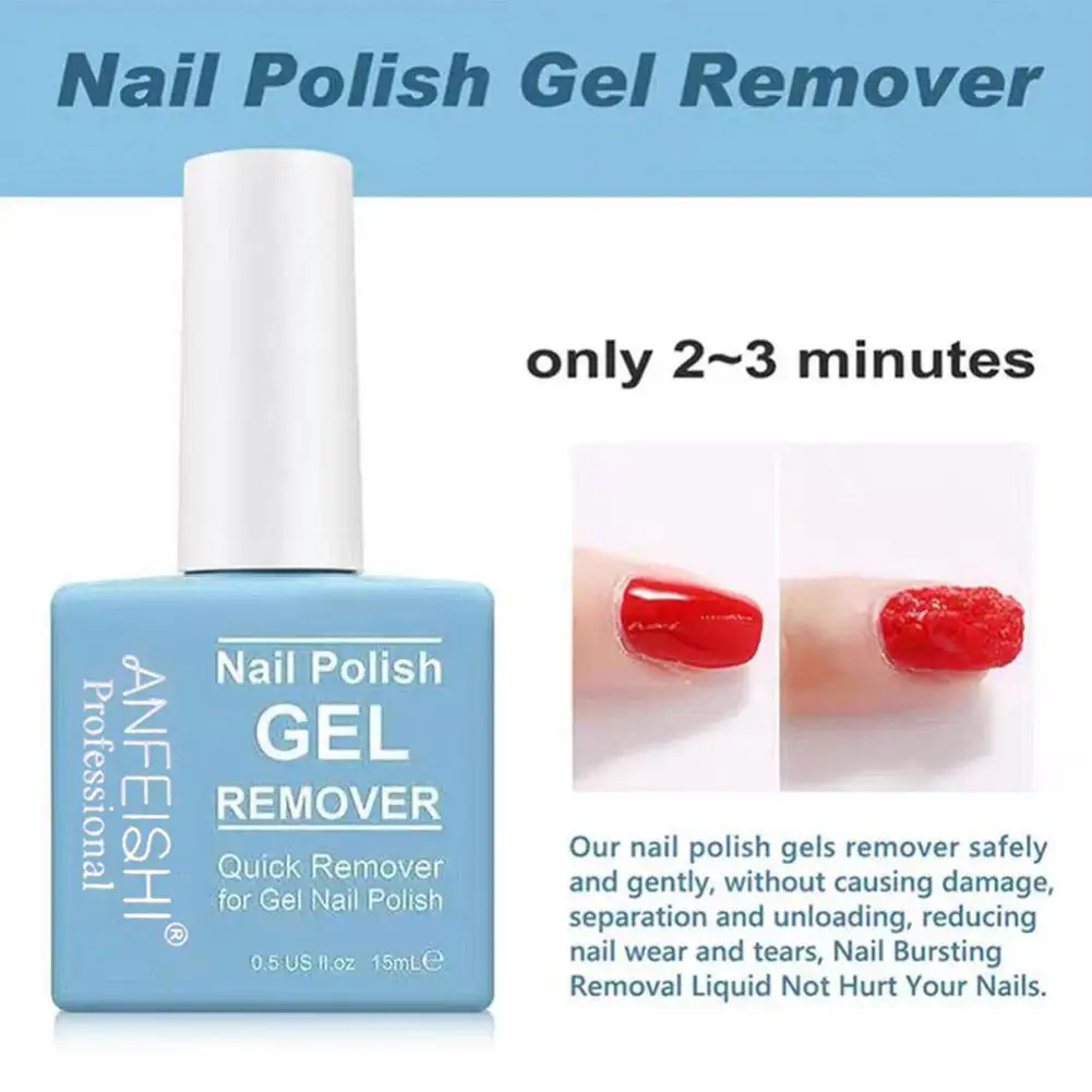 NEW High-end 15ML/Bottle Magic Remover Nail Gel Polish Remover Soak-Off 3 Minutes Quickly & Easily Removes Gel Semi Permanent