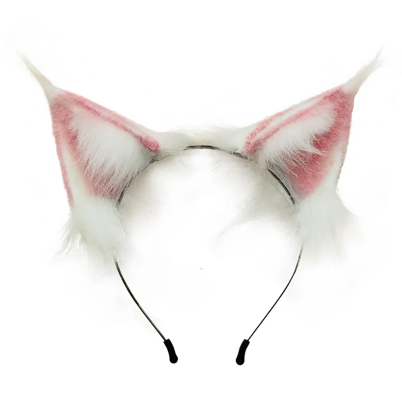 Kawaii Elf Ears Headband Sexy Anime Fox Ears Headdress Hair Accessories JK Girl Halloween Party Cosplay Props Hair Hoop Headwear