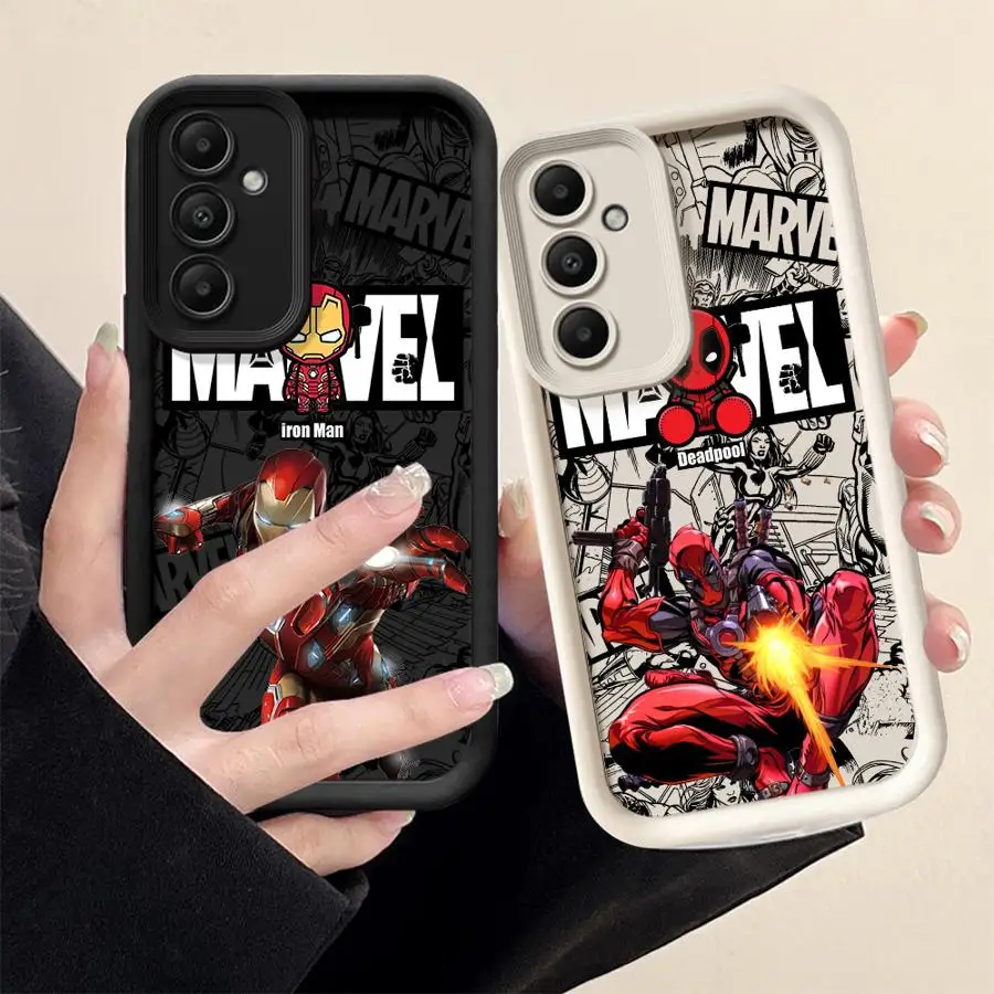 Cool Marvel Deadpool Cover Phone Case for Samsung Galaxy A12 A13 A14 A22 A23 A24 A32 A33 A34 Soft TPU