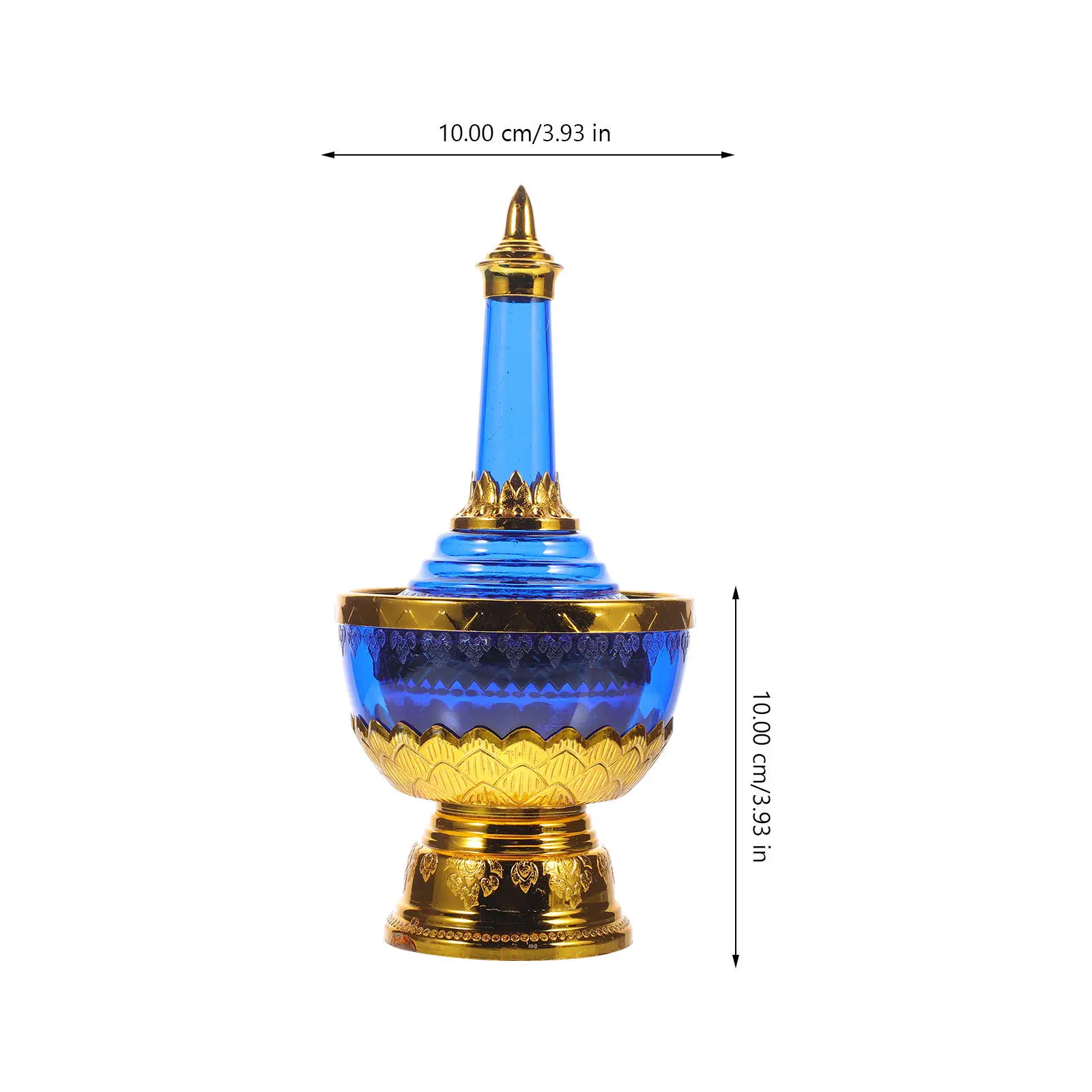 1Set Plastic Buddhism Offering Cup Holy Water Drinking Cup Resistant Aging Decorative Tabletop Multi Function Worship Supplies