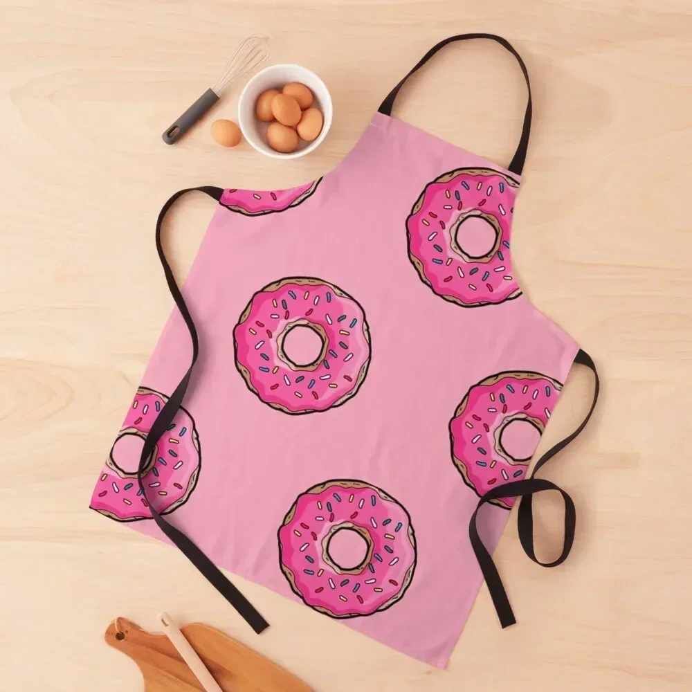 

Pink Donut Apron Chef Uniform cook wear Chef Uniform Woman Manicurists Apron