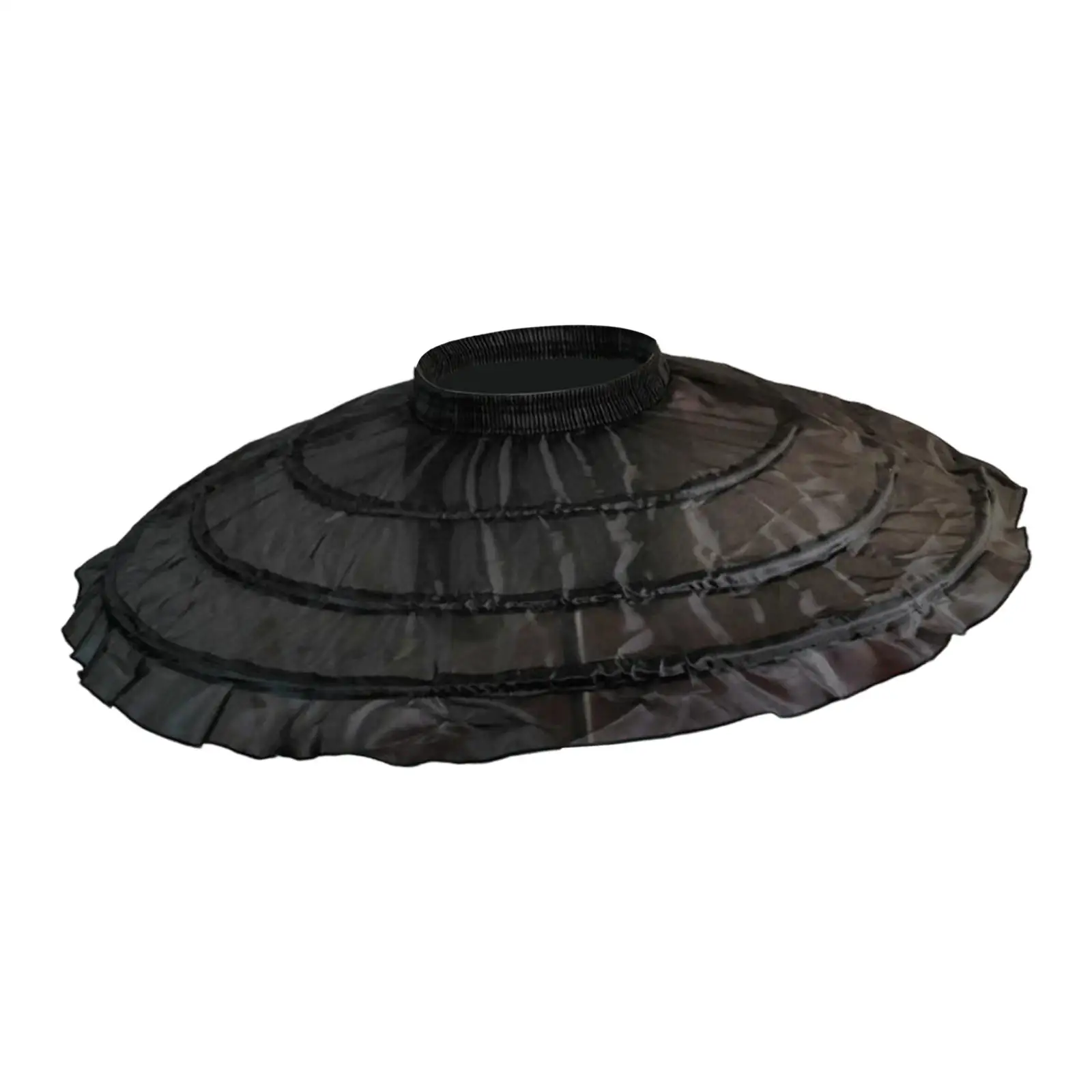 Hoop Petticoat Crinoline Pannier Cage Petticoat Polyester Soft Comfort Suitable for Women Girls Dress Party Cosplay