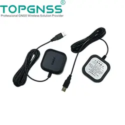 TOP608BT USB Bluetooth High-precision receiver RTK GNSS USB GPS BDS GLONASS GAL antenna modules RTCM NMEA0183  G-MOUSE TOPGNSS