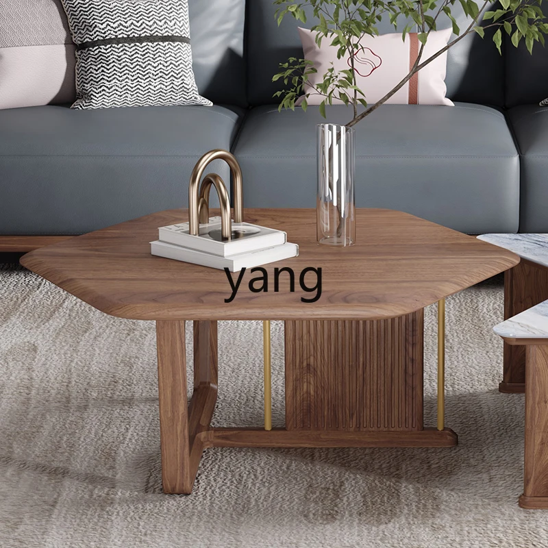CX simple solid wood coffee table living room furniture tea table