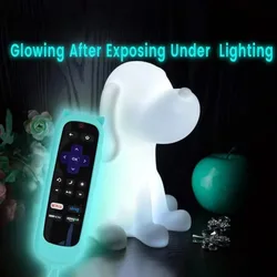 Silicone Remote Case for in Dark Anti-Slip Shockproof Cover TV Streaming Stick Universal Controller Sleeve with Lanyard