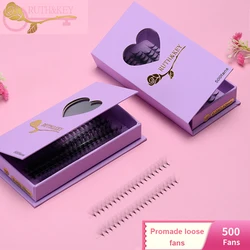 500 Fans Ultra Speed Lash 3D 6D 10D Premade Volume Fans 9-15mm Sharp Pointy Stem Thin Root Promade Lashes Individual Eyelashes