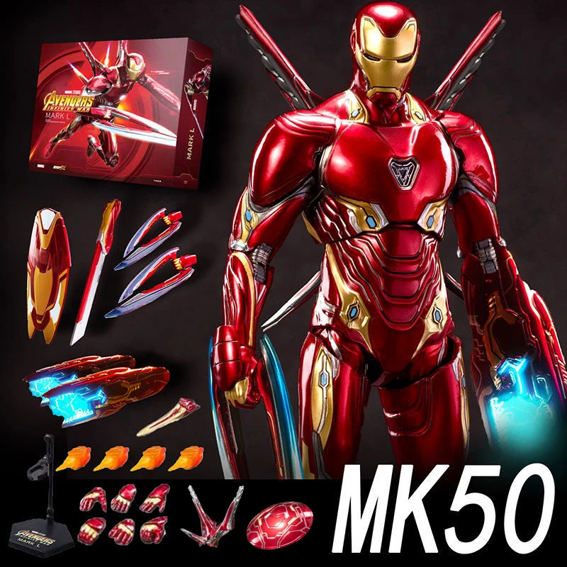 ZD Toys Iron Man Mark L MK50 The Avengers Super Hero Action Figure Collectibles Excellent Model Kids Toys Gift