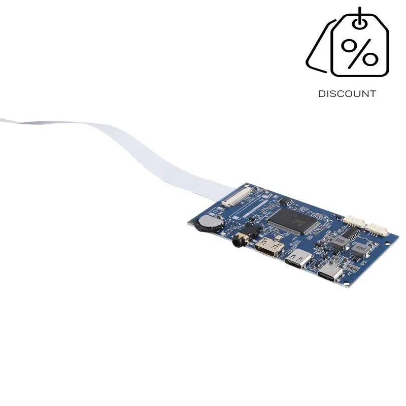 ABMF-Portable LCD Monitor Driver Laptop LCD Driver 30Pin EDP LCD Panel Controller DMI-Compatible TYPE-C LCD Driver 1366X768 Dura