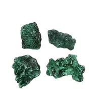 Natural Green Malachite Raw Stone Rough Crystal Clastic Rock Cube Collectible Gravel   Minerals Specimen Home Garden 4