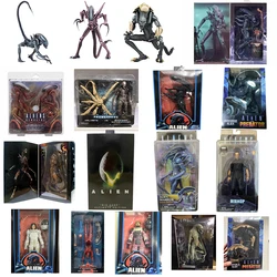 Original Genuine NECA TMNT Alien 40th Anniversary Collector Edition PVC Material Activity Joints Character Action Toys For Boys