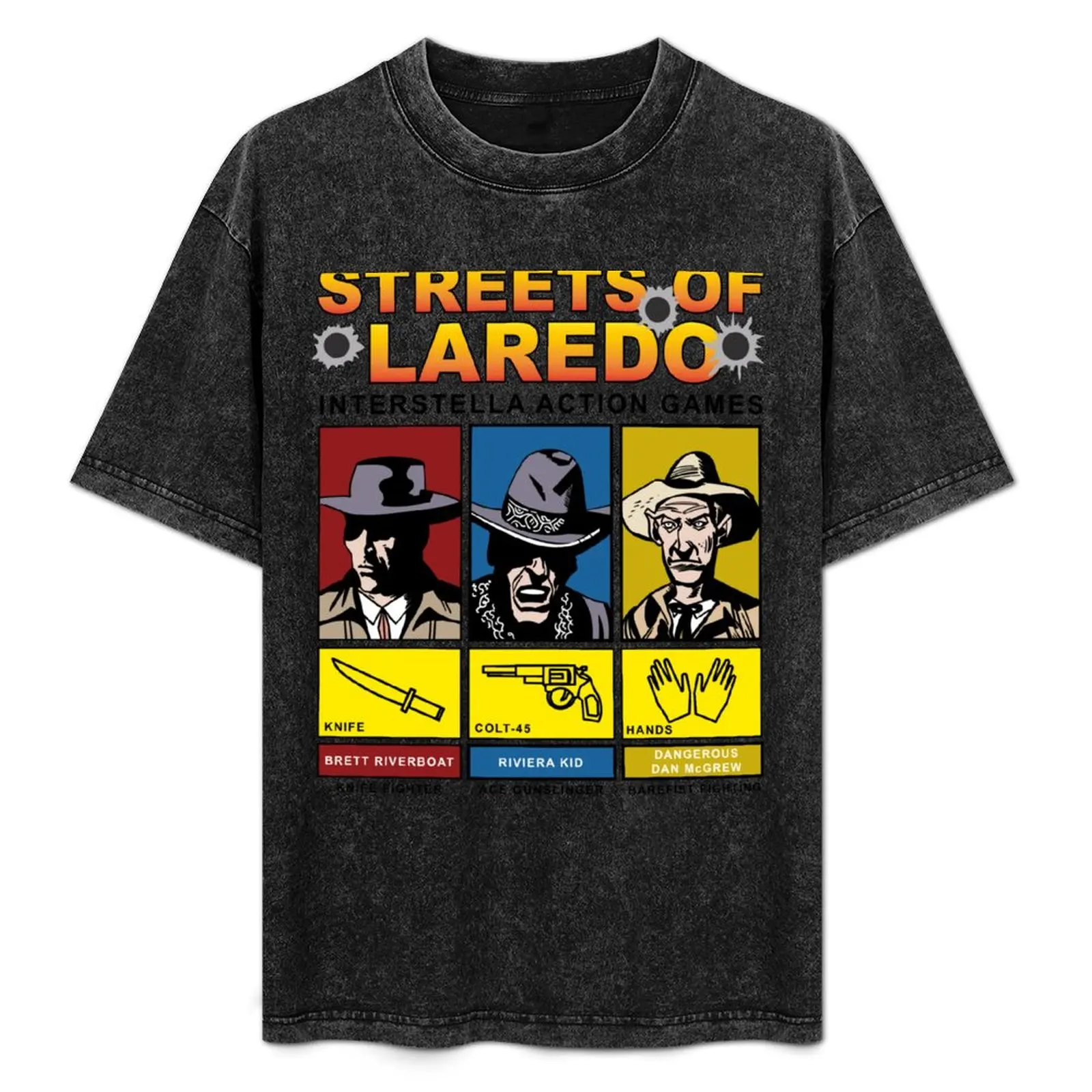 

Gunmen of the Apocalypse Streets of Laredo Game T-Shirt Casual Trendy Short Sleeve T-Shirt