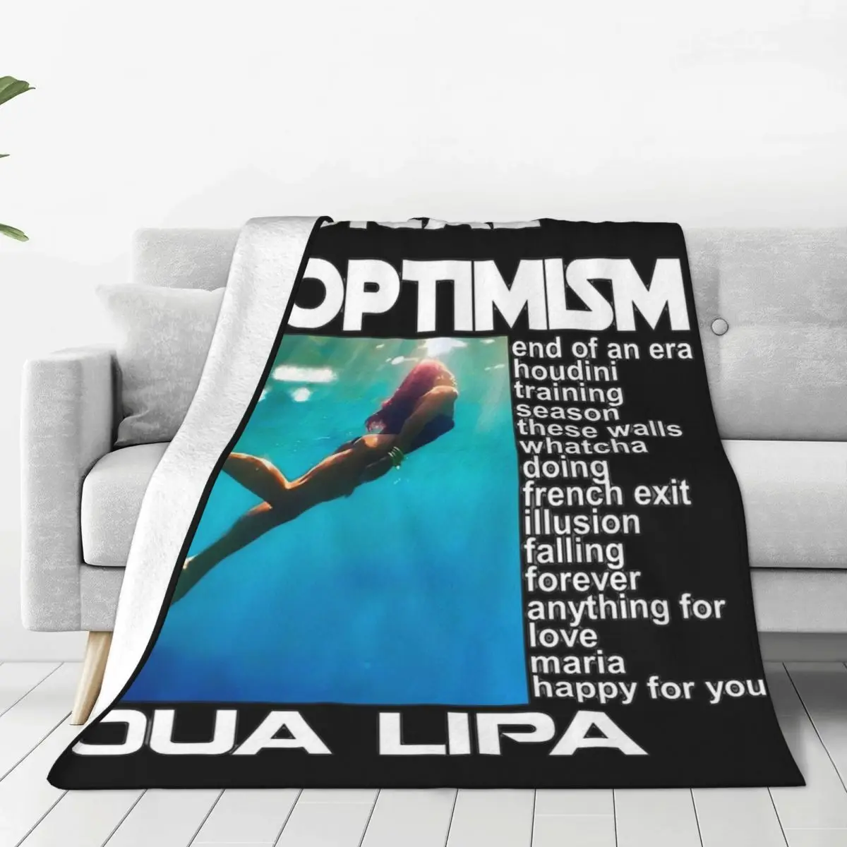 Relax D-Dua Lipa Singer Radical Optimism Album Blanket Merch Bedding Decorative Blanket Throw Warm Fleece for Travel