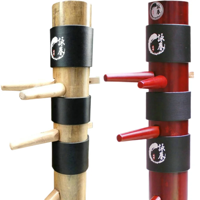 منصات دمية خشبية الأيدي ممارسة المعدات شريط مرن بولي Leather الجلود وسادة واقية الجناح تشون المهنية فنون الدفاع عن النفس دائم #3