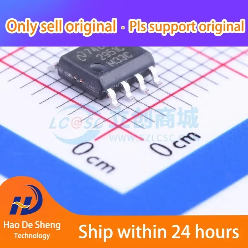 10 PZ/LOTTO LP2951CM-3.3 SOP-8 Nuovo Originale In Magazzino