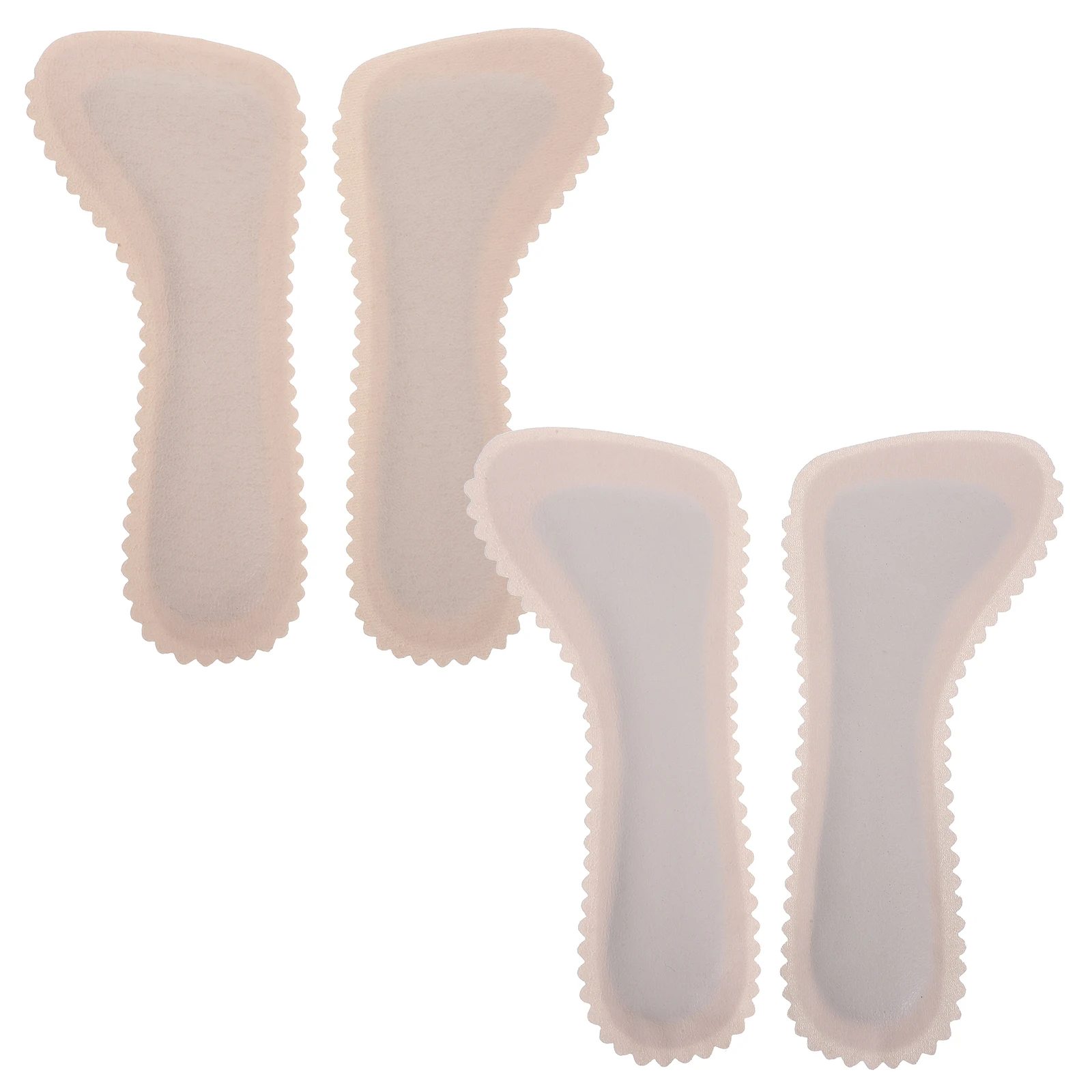 

2 Pairs High Heels Cork Insoles Sandal Shoe Pads Absorption Sweat Emulsion Breathable Non Slip Elastic Latex Foot Care Tools
