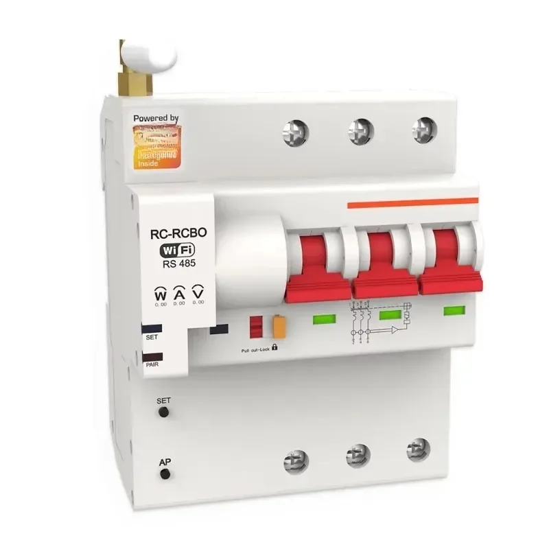 

Smart Home 125 Auto Reclose American Square Homline Differential 3 Pole Circuit Breakers Panel Smart Home Products