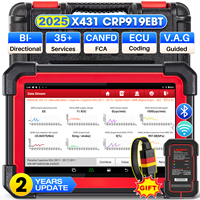 LAUNCH X431 CRP919E BT OBD2 Scanner CAN FD DOIP 31 Reset Full System ECU Coding Auto Car Bidirectional Diagnostic scan Tools