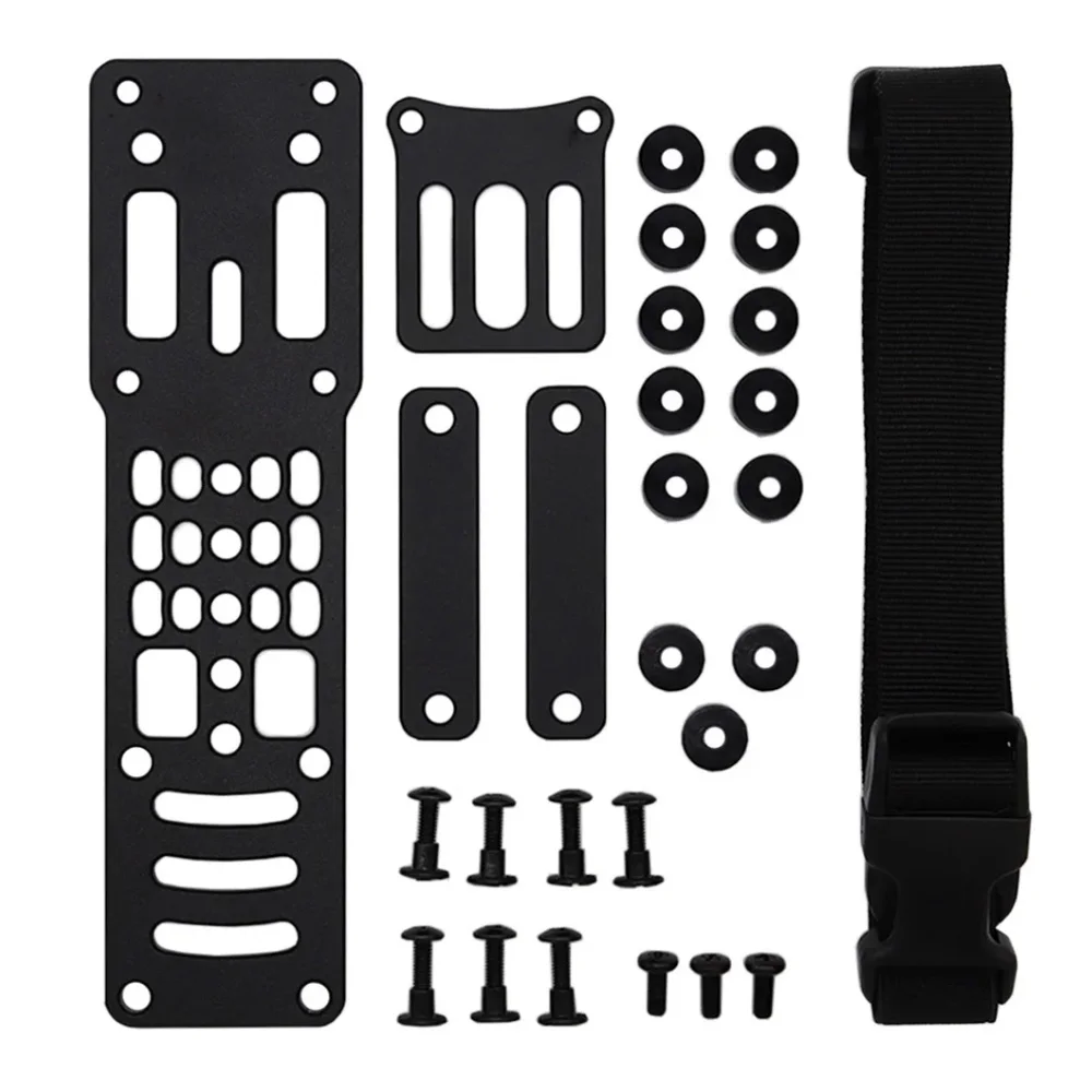 Taktischer modularer Pistolen holster adapter aus Metall mit qls Plattform holster Drop Leg Band Jagd Airsoft Quick Pull Draw – Detail 7