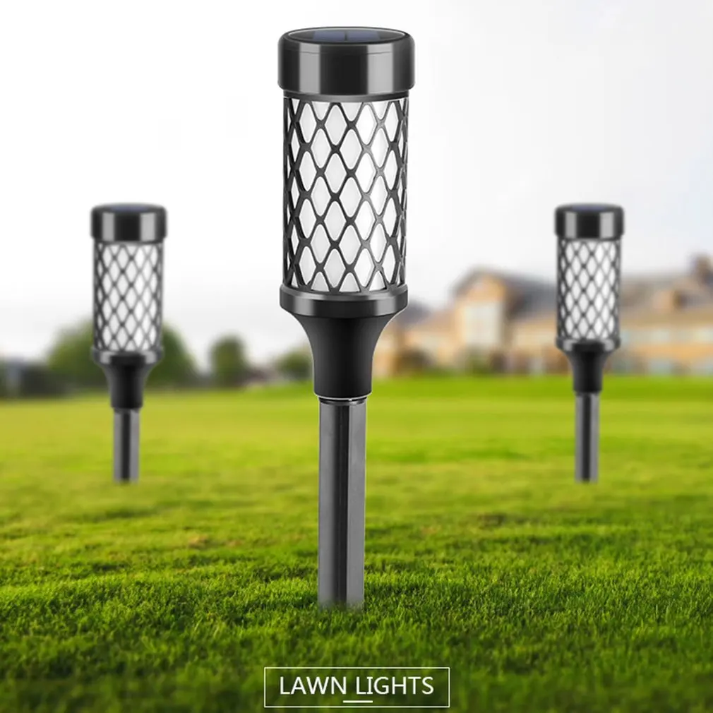 LED Solar Light Garden Solar Landscape PathwLandscape Pathway Light lampada da prato solare per Patio Yard Path Walkway Decor lampada solare