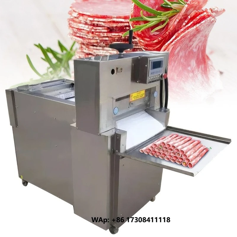 Automatic Industrial Meat Slicer Machine For Sale German Frozen Pork Cutting Machine