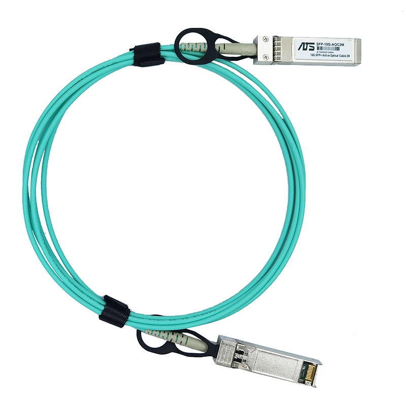 10G SFP+ AOC Cable 10GBASE Active Optical SFP Cable high speed transmission compatible with Cisco Huawei MikroTik HP Intel Dell