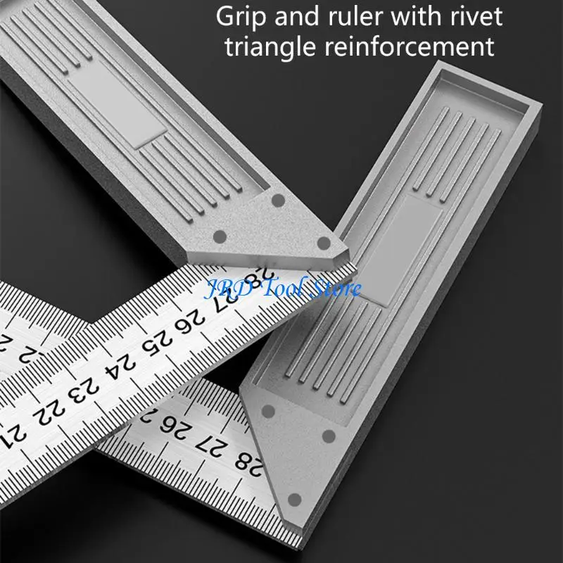 A2UD Ergonomically Aluminum Alloy Ruler For Easy Reading Comfort During Extended Use