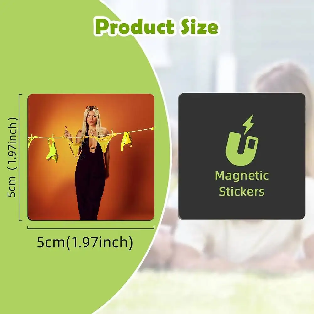 For Karol G Tanto New PVC Fridge Magnetic Refrigerator Magnets Personality Decorations Creative Gifts