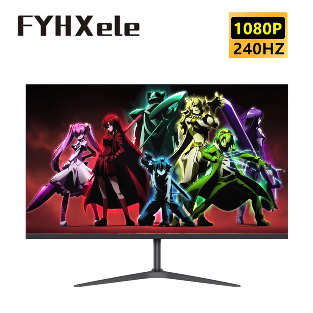 240Hz Monitor game 24 Inch LCD Display Response PC IPS HD Desktop Gaming Computer Screen Flat Panel HDMI-compatible/DP