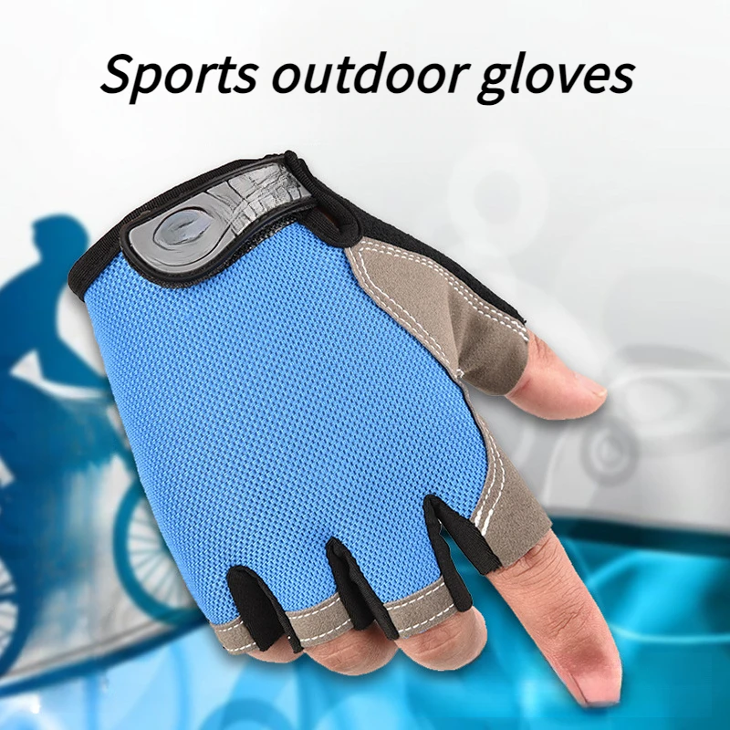 

Half finger gloves for men and women, anti slip protection training, iron fishing, cycling, mountaineering, outdoor gloves