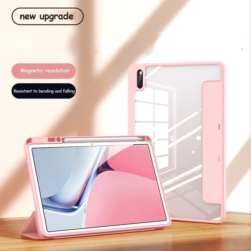 

Acrylic Clear Tablet Case For Honor Pad X9 11.5" 2023 Pad X8 Pro 11.5 V8 V7Pro 11 V6 V7 10.4 X8 10.1 X8 Lite 9.7 With Pen Slot