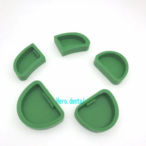 Modelo de yeso de silicona para laboratorio Dental, moldes de Base antiguos, molde en el modelo de piedra, 5 uds.