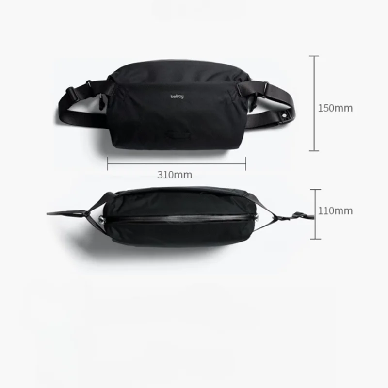 Bellroy Australia Chest Bag Lite Sling 7L Light Outdoor Casual Shoulder Bag for Men and Women Casual waist bag Crossbody Bag