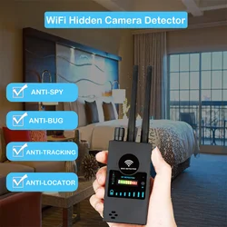 G528B Wireless RF Signal Detector dispositivo di localizzazione GPS professionale Finder GSM Audio Bug Detect Spy-Camera Scanner a radiofrequenza