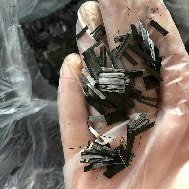 High Strength 3mm/6mm/9mm/12mm Forged Carbon Chopped Carbon Fiber DIY Car Interior and Exterior Parts 500G