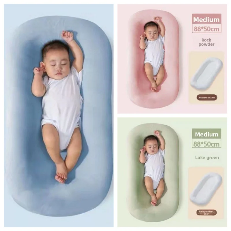 

Bed In Bed Newborn Baby Sleeping Sensation Shock Prevention Baby Crib Anti Pressure Fence Bed