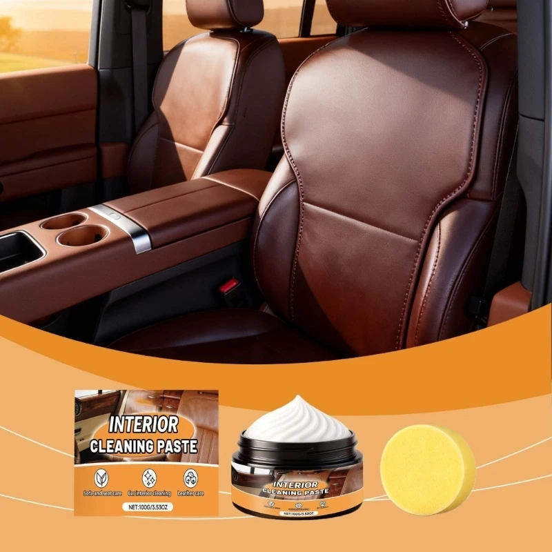 

Leather Repair Cream Leather Care Paste for Auto Interior Home Furniture Care D7YA