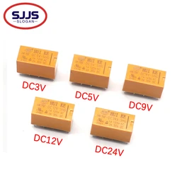 【10-5PCS】Huic relay HK19F-DC HK19F-DC3V-SHG 3V 5V 9V 12V 24V-SHG 2A 8-pin relay