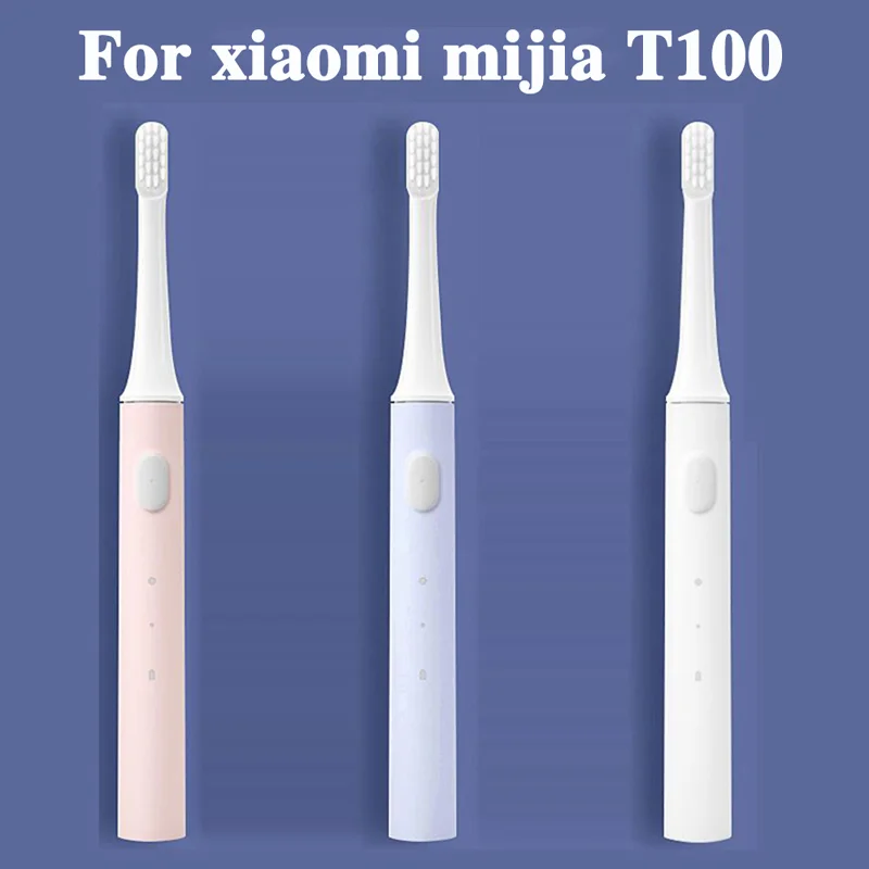 Testine per spazzole da 4/12 pezzi sostituibili per XIAOMI T100 spazzolino elettrico sonico spazzola morbida con setole DuPont ricariche per ugelli sottovuoto