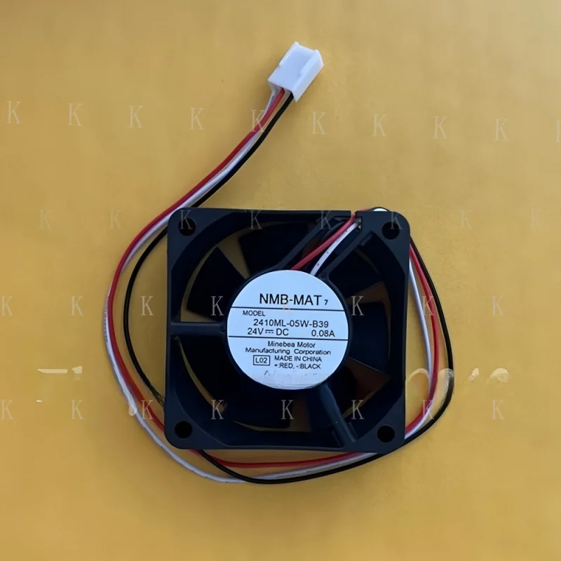 

C FOR 2410ML-05W-B39 DC24V 0.08A 60*60*25MM 3-Wire Silent Cooling Fan # A6–27