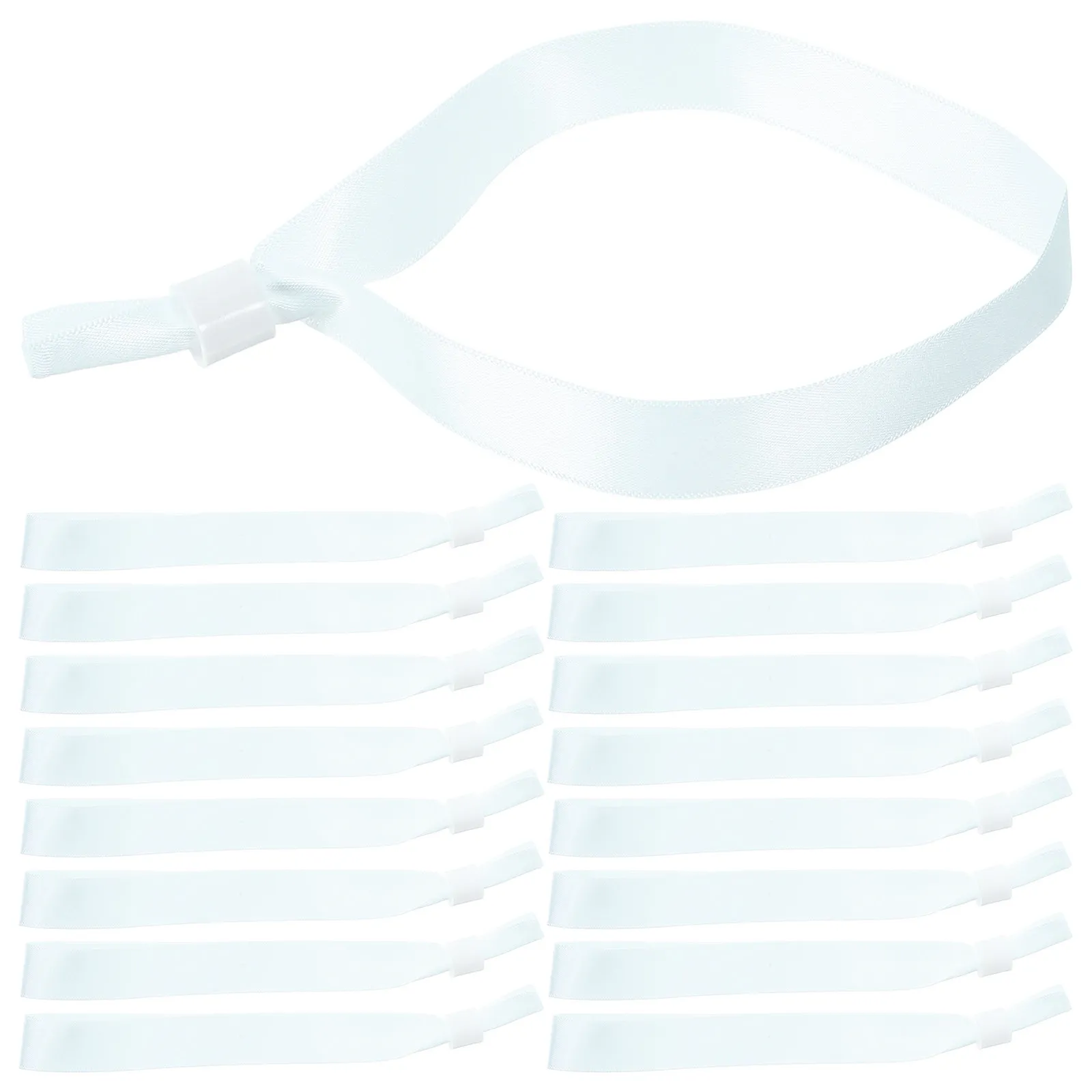 

20 шт. тканевых браслетов для мероприятий, влагостойкие полиэстеровые браслеты для концертов, вечеринок, фестивалей, легко снимаемые