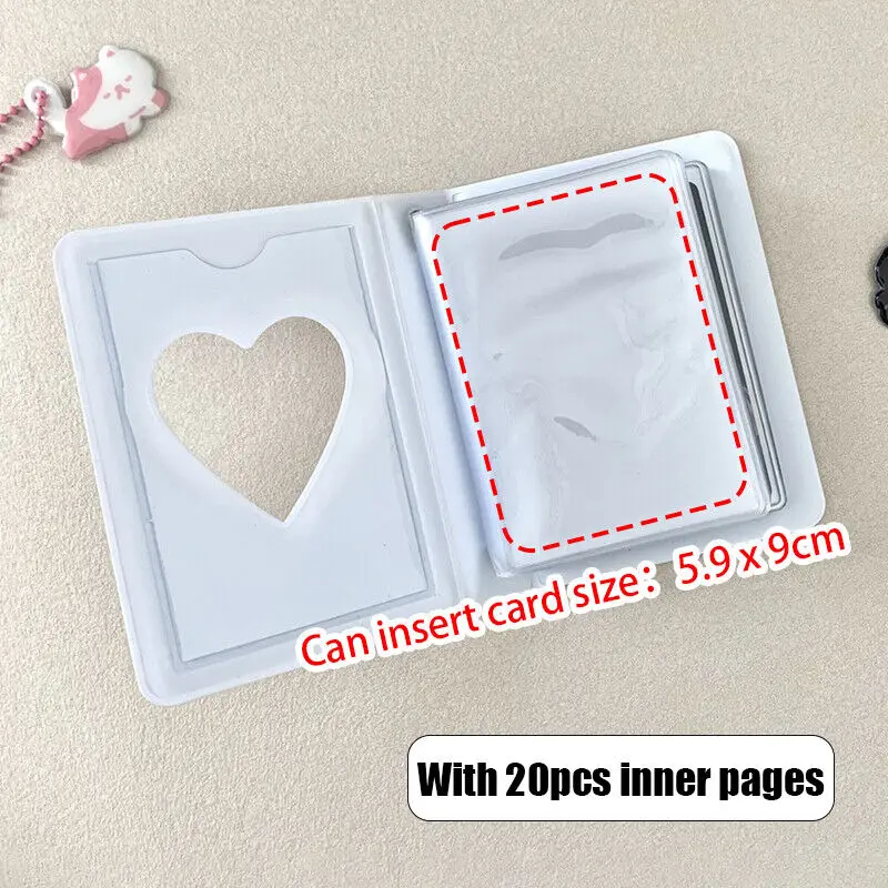 3Inch Kpop Photocards Binder Photo Card Album Kpop Card Collect Book Idol Love Picture Scrapbook Collector Book Packing Supplies