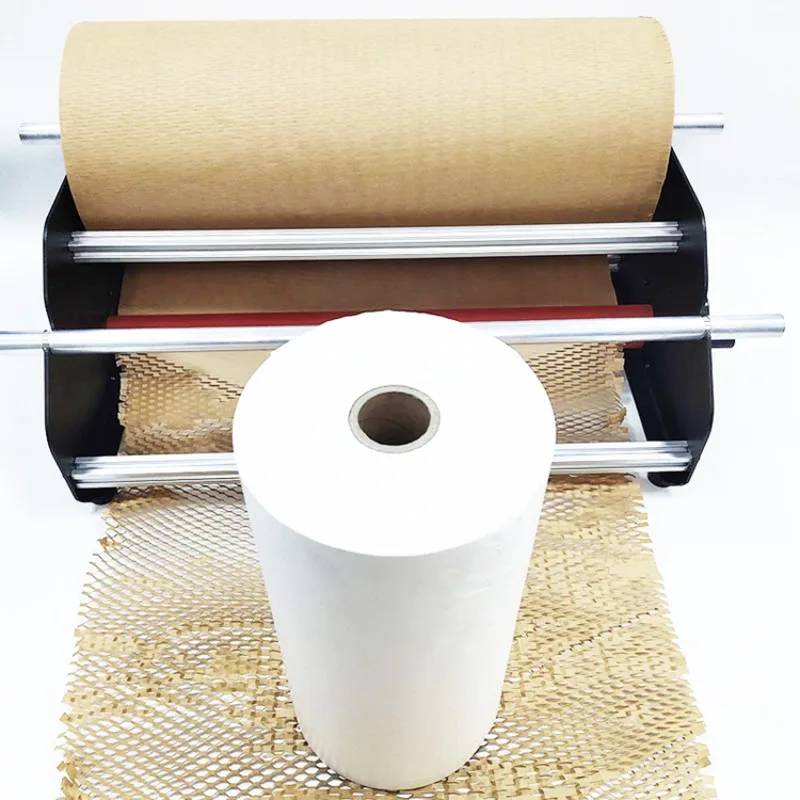 Fabricante de máquinas para fabricar rollos de papel de envoltura de panal eléctrico ecológico para corte de papel, grabado en relieve, troquelado, bobinado