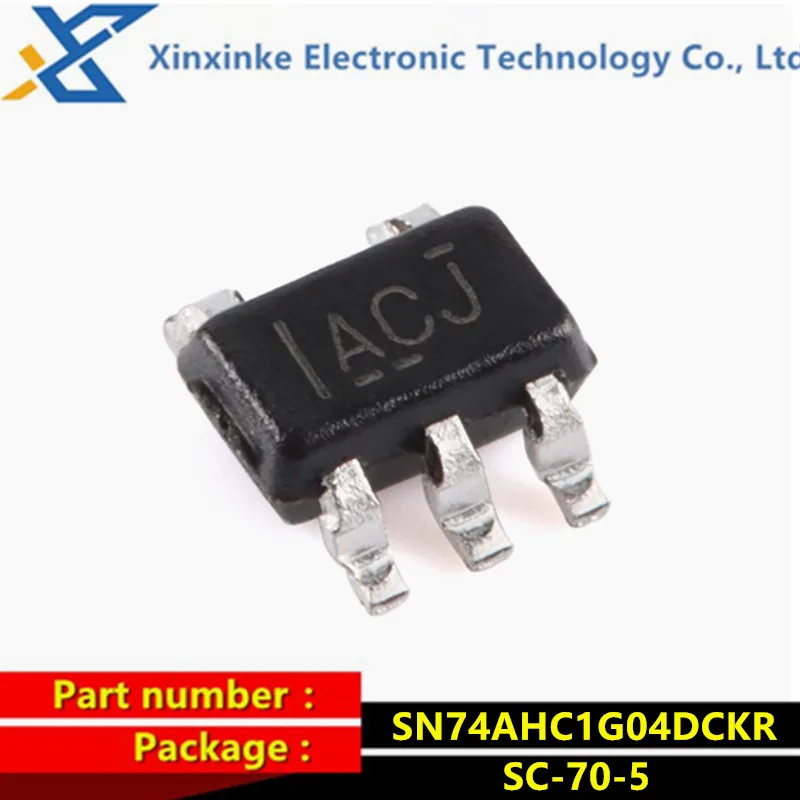 50PCS SN74AHC1G04DCKR Mark:ACJ AC* SOT-23-5  Inverters Single Logic ICs One-way Reverser Gate Brand New Original