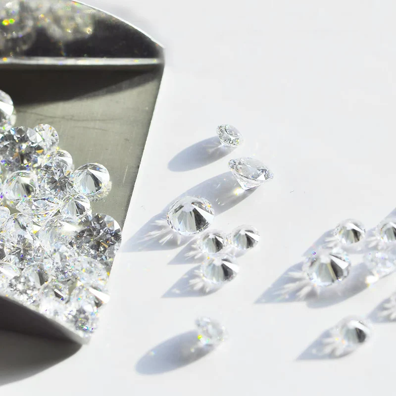 D VVS-VS Top Melee Lab Grown Diamonds 0.8mm ~ 4mm HPHT Full Cut VVS-VS Loose Diamond Wholesale