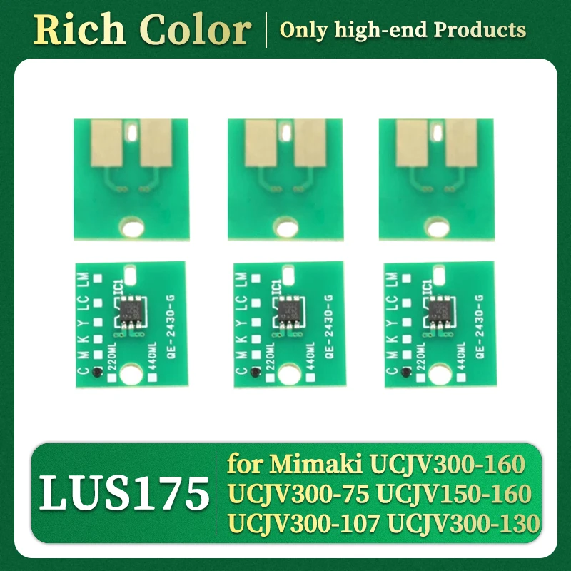 

1000ML Lus175 One time chip for Mimaki UCJV300-160 UCJV300-75 UCJV150-160 UCJV300-107 UCJV300-130 LUS 175 ink bottle chips