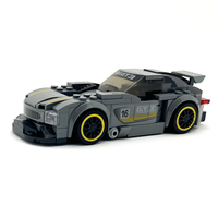 Super racing Champions building blocks sports car city car Idea enthusiasts and children's toy ornaments Christmas birthday Gift